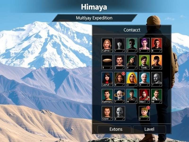 Majestic Vista Voyage gameplay screenshot showing Himalayan landscape